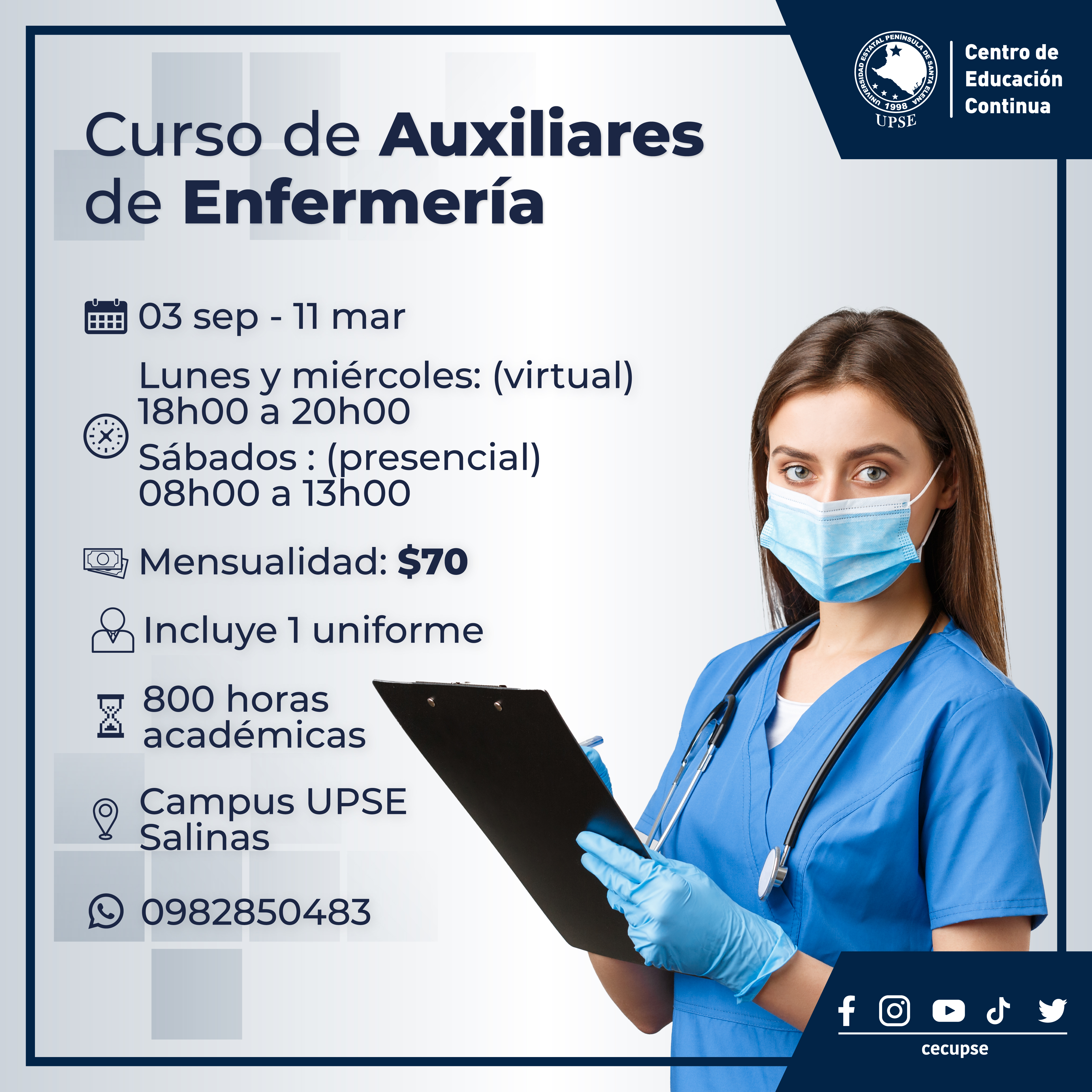 Curso Auxiliar de Enfermería