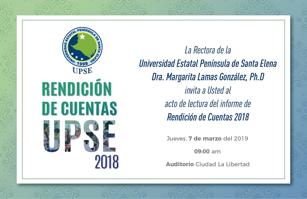 Rendición de cuentas UPSE