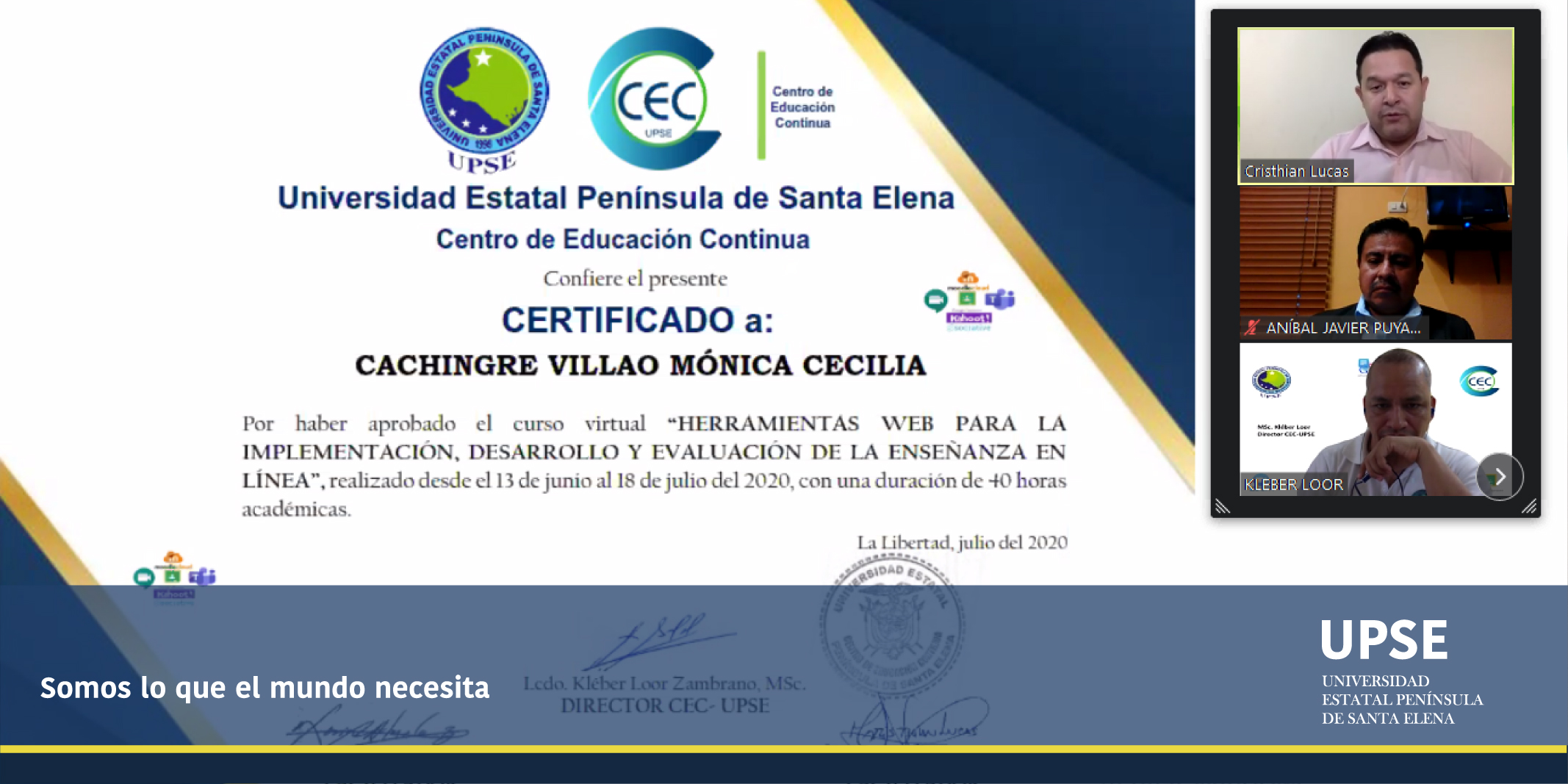 Clausura ok HWEB nota web TWITTER