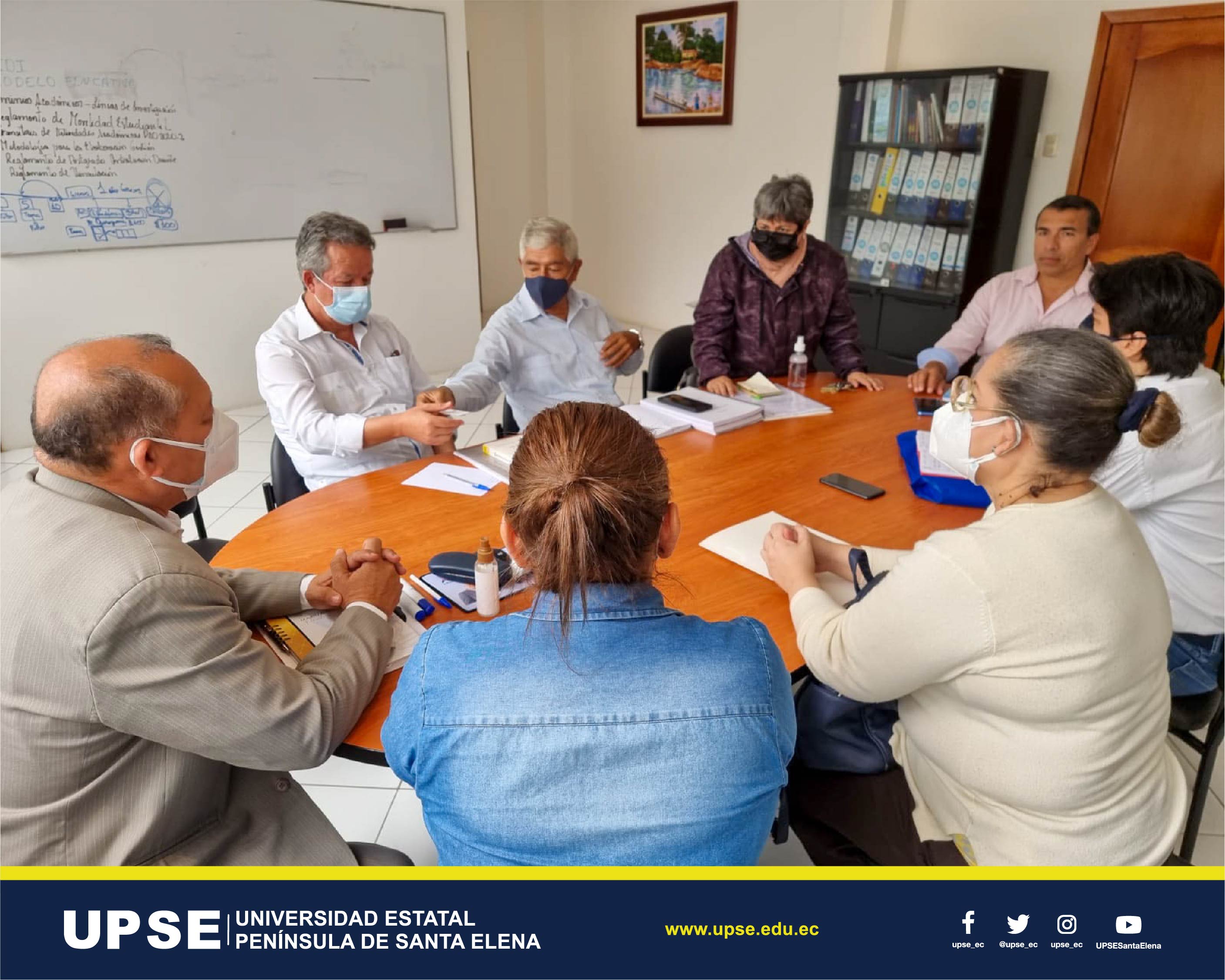 UPSE CCOM y fundación Ecuador 4 Mesa de trabajo 1