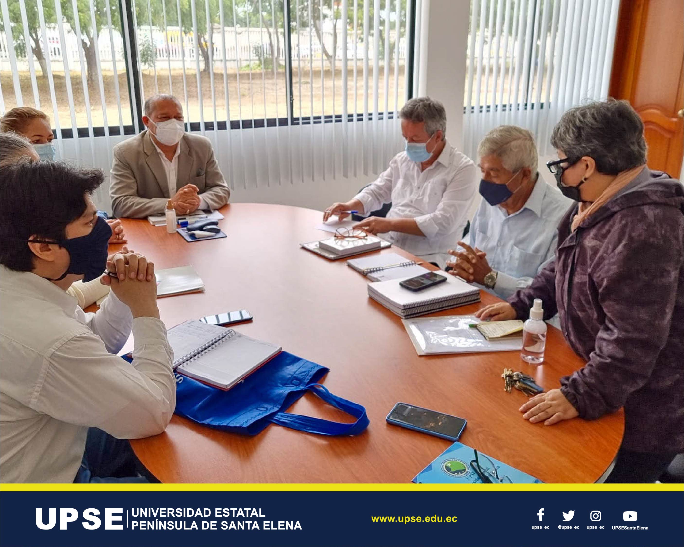 UPSE CCOM y fundación Ecuador 5 Mesa de trabajo 1