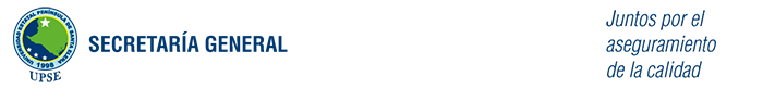 Secretaría General - UPSE